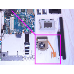 Sony Vaio PCG-71312l Замена охлаждающего вентилятора